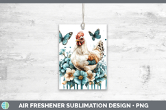 GorgeousAnimals Teal Drips Air Freshener design.
