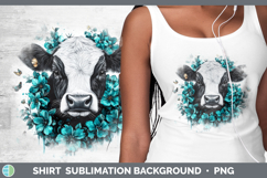 GorgeousAnimals Teal Drips Shirt design.