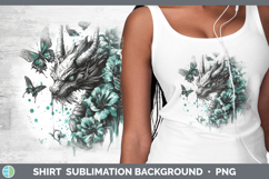 GorgeousAnimals Teal Drips Shirt design.