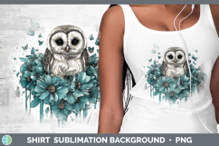 GorgeousAnimals Teal Drips Shirt design.