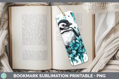 GorgeousAnimals Teal Drips Bookmark design.