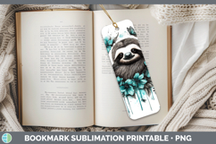 GorgeousAnimals Teal Drips Bookmark design.