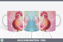 GorgeousAnimals Thick Paint Mug Wrap design.