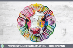 GorgeousAnimals Thick Paint Wind Spinner design.