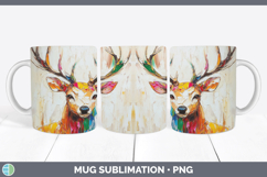 GorgeousAnimals Thick Paint Mug Wrap design.