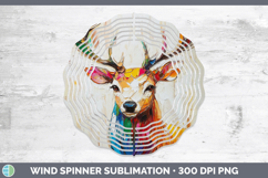 GorgeousAnimals Thick Paint Wind Spinner design.