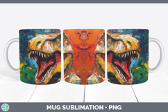 GorgeousAnimals Thick Paint Mug Wrap design.