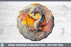 GorgeousAnimals Thick Paint Wind Spinner design.