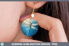 GorgeousAnimals Thick Paint Round Earrings design.