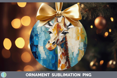GorgeousAnimals Thick Paint Ornament design.