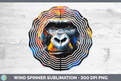 GorgeousAnimals Thick Paint Wind Spinner design.
