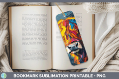 GorgeousAnimals Thick Paint Bookmark design.