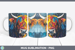 GorgeousAnimals Thick Paint Mug Wrap design.