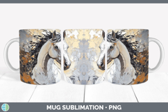 GorgeousAnimals Thick Paint Mug Wrap design.