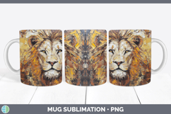 GorgeousAnimals Thick Paint Mug Wrap design.