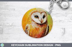 GorgeousAnimals Thick Paint Keychain design.