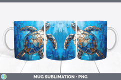GorgeousAnimals Thick Paint Mug Wrap design.