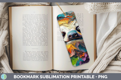 GorgeousAnimals Thick Paint Bookmark design.