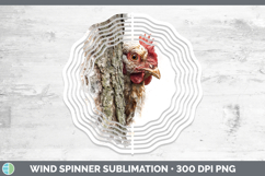 GorgeousAnimals Tree Peek Wind Spinner design.