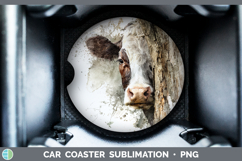 GorgeousAnimals Tree Peek Car Coaster design.