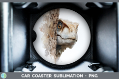 GorgeousAnimals Tree Peek Car Coaster design.