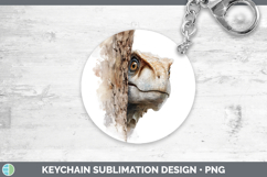 GorgeousAnimals Tree Peek Keychain design.