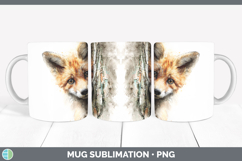 GorgeousAnimals Tree Peek Mug Wrap design.
