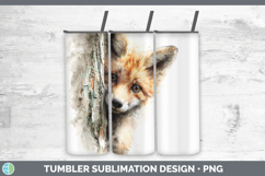 GorgeousAnimals Tree Peek Tumbler design.
