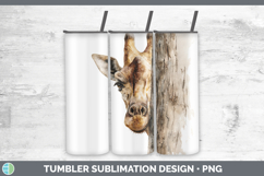 GorgeousAnimals Tree Peek Tumbler design.
