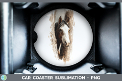 GorgeousAnimals Tree Peek Car Coaster design.