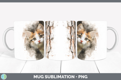 GorgeousAnimals Tree Peek Mug Wrap design.