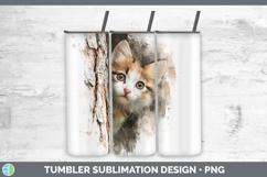 GorgeousAnimals Tree Peek Tumbler design.