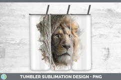GorgeousAnimals Tree Peek Tumbler design.