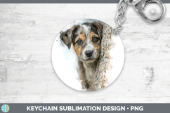 GorgeousAnimals Tree Peek Keychain design.