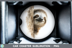 GorgeousAnimals Tree Peek Car Coaster design.