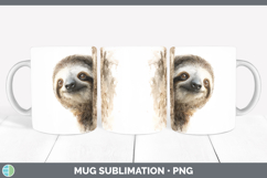 GorgeousAnimals Tree Peek Mug Wrap design.