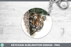 GorgeousAnimals Tree Peek Keychain design.