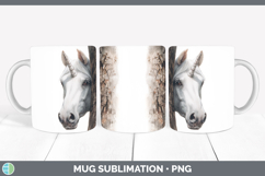 GorgeousAnimals Tree Peek Mug Wrap design.