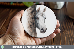 GorgeousAnimals Tree Peek Round Coaster design.