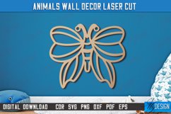 Animals Wall Decor Laser Cut Bundle, Cute Animals Wall Art Product Image 4