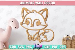 Nursery Wall Décor | Fox Shape | Baby Range | Kids Interior Product Image 1