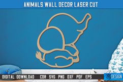 Nursery Wall Décor | Elephant Shape | Baby Range | CNC File Product Image 1