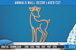 Animals Wall Decor Laser Cut Bundle, Cute Animals Wall Art Product Image 12