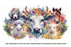 30 Animals Sublimation Bundle, Watercolor Animals Bundle Product Image 5