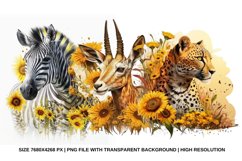 14 Animals Sublimation Bundle, Watercolor Animals Bundle Product Image 8