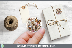 GorgeousAnimals Winter Knit Hat Stickers design.