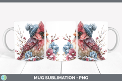 GorgeousAnimals Winter Knit Hat Mug Wrap design.