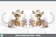GorgeousAnimals Winter Knit Hat Mug Wrap design.