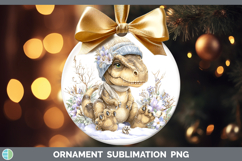 GorgeousAnimals Winter Knit Hat Ornament design.