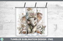 GorgeousAnimals Winter Knit Hat Tumbler design.